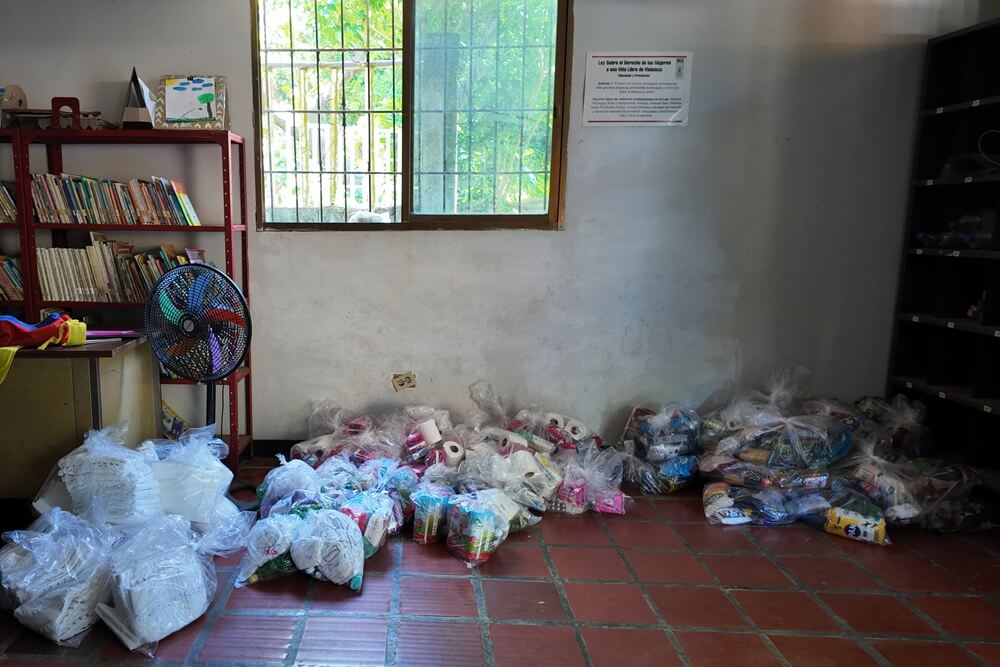 Donation delivery to the Osma community